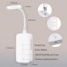 Reading Light, Rechargeable Book Lights for Reading at Night, Led Wall Lamp for Bedroom, Portable Reading Lamp,Detachable Night Light,3 Color-Stepless Dimmable,Timers - White